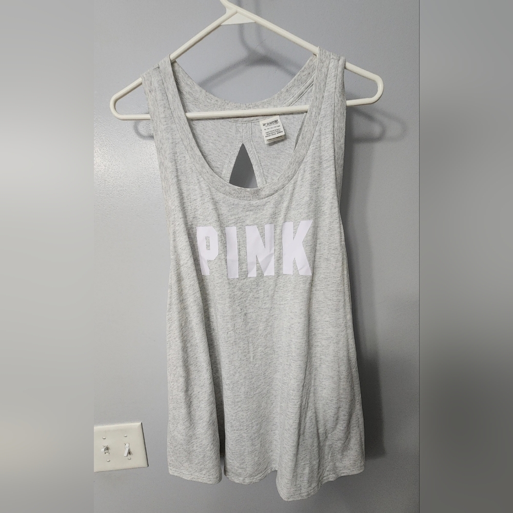 Pink brand tank top